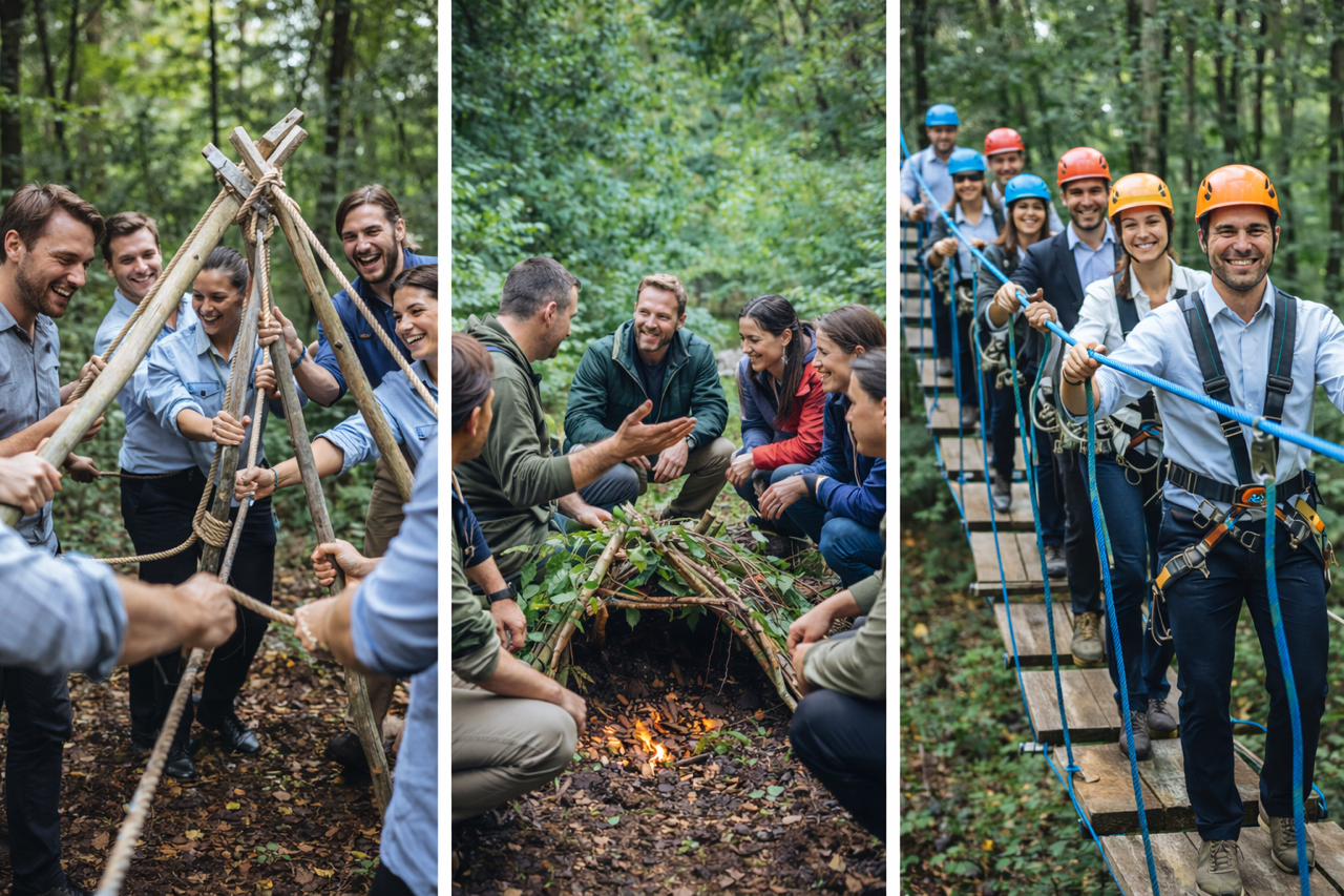 Team Building nel bosco